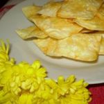 Чипсы из лаваша со сметаной и сыром