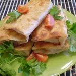 Теплые конвертики с овощной начинкой
