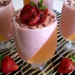 Клубничный десерт Наслада
