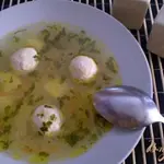 Пшеничный суп с фрикадельками