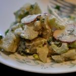 Картофельный салат с редисом