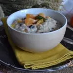 Овсяная каша с мандаринами