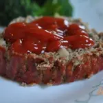 Мясной хлеб с индюшатиной и грибами