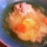 Суп из перепелок с пшеном