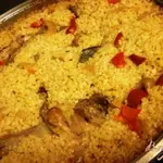 Пшенная каша с курицей и овощами