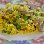 Свинина тушеная с рисом