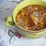 Густой суп с перловкой и кукурузой