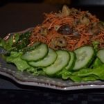 Салат из моркови с каштанами