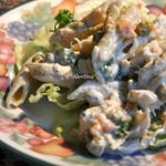 Куриный салат с пастой