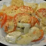 Треска запеченная в духовке с овощами