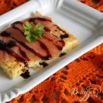 Сырная лепёшка со слабосолёным  лососем