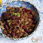 Фасоль с чечевицей  по-флотски
