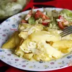Картошка с сыром в микроволновке