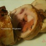 Куриный рулет с фуа-гра и вишней