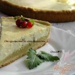 Творожный пирог с лимоном и мятой