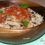 Пряный рис с овощами