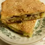 Пирог с мясом и картофелем