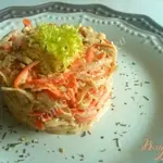 Салат с морковью и топинамбуром