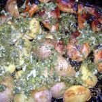 Куриные голени с картошкой в духовке