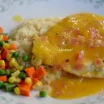 Куриные грудки в манговом соусе