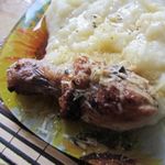 Куриные ножки с прованскими травами под сырной шубкой