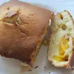 Пирог с персиковой начинкой на скорую руку