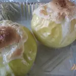 Запечные яблочки с безе