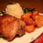 Курица с айвой