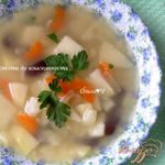 Суп с кальмаром и фасолью
