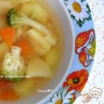 Овощной суп с брокколи