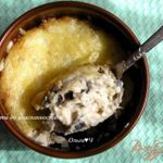 Жюльен с курицей и грибами