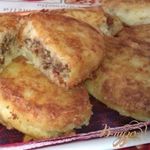Картофельные пирожки с печенкой