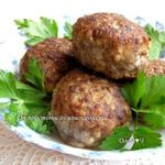Говяжьи котлетки с майораном
