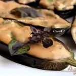 Баклажаны под розовым соусом