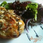 Груши с голубым сыром и утиной грудкой