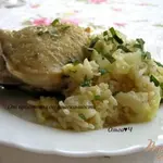 Куриные бедра с капустой и рисом в мультиварке