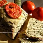 Оливковый хлеб с маслинами и каперсами