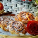 Яблочное сконы с джемом