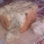 Обезьяний хлеб с укропом и чесноком в хлебопечке