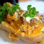 Фаршированная тыква  с говядиной и сыром