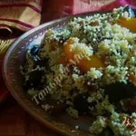 Гарнир из запеченных овощей с крупой по-восточному
