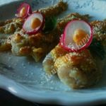 Филе скумбрии под орехово-сырной шапочкой