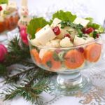 Цветная капуста с брынзой и морковью