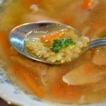 Куриный суп  с звездочками