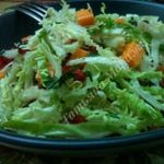 Салат из савойской капусты с зернами граната