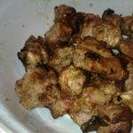 Шашлык с минералкой