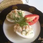 Паста из сыра тофу и подкопченной форелью