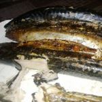 Скумбрия гриль на мангале