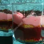 Сливовый десерт с сыром маскарпоне