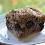 Кекс кофейный с голубикой
